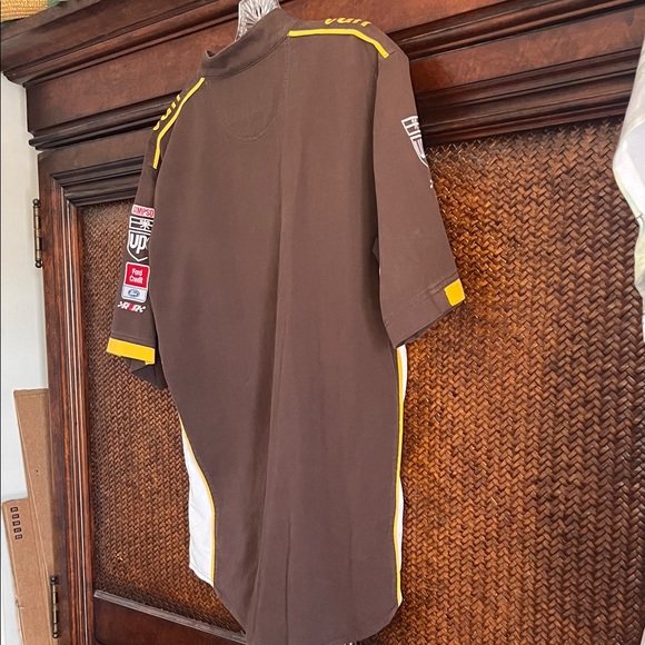 Chase Authentics Brown Racing Jersey - Picture 3 of 3
